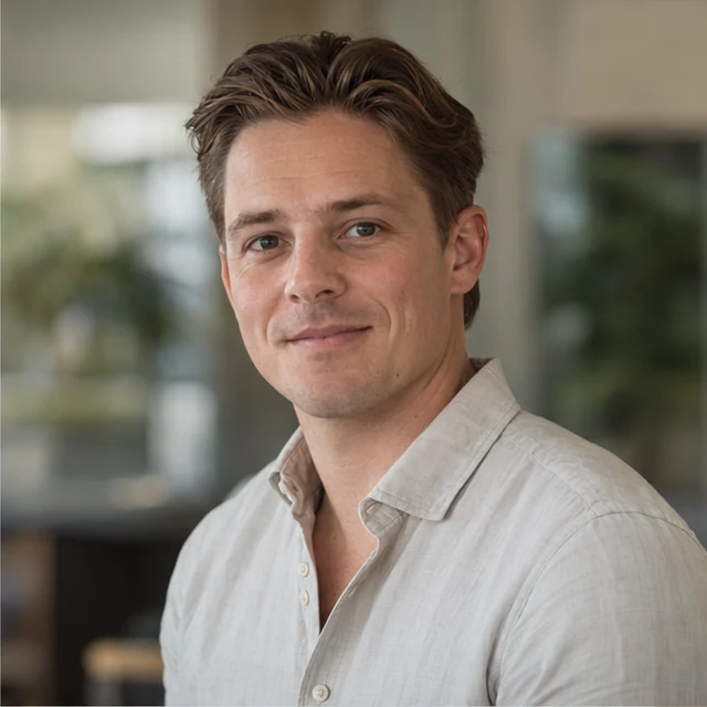 AI-genererad profilbild för Philip, inte ett verkligt porträtt.